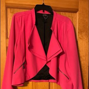 Beautiful XL pink short dress jacket.